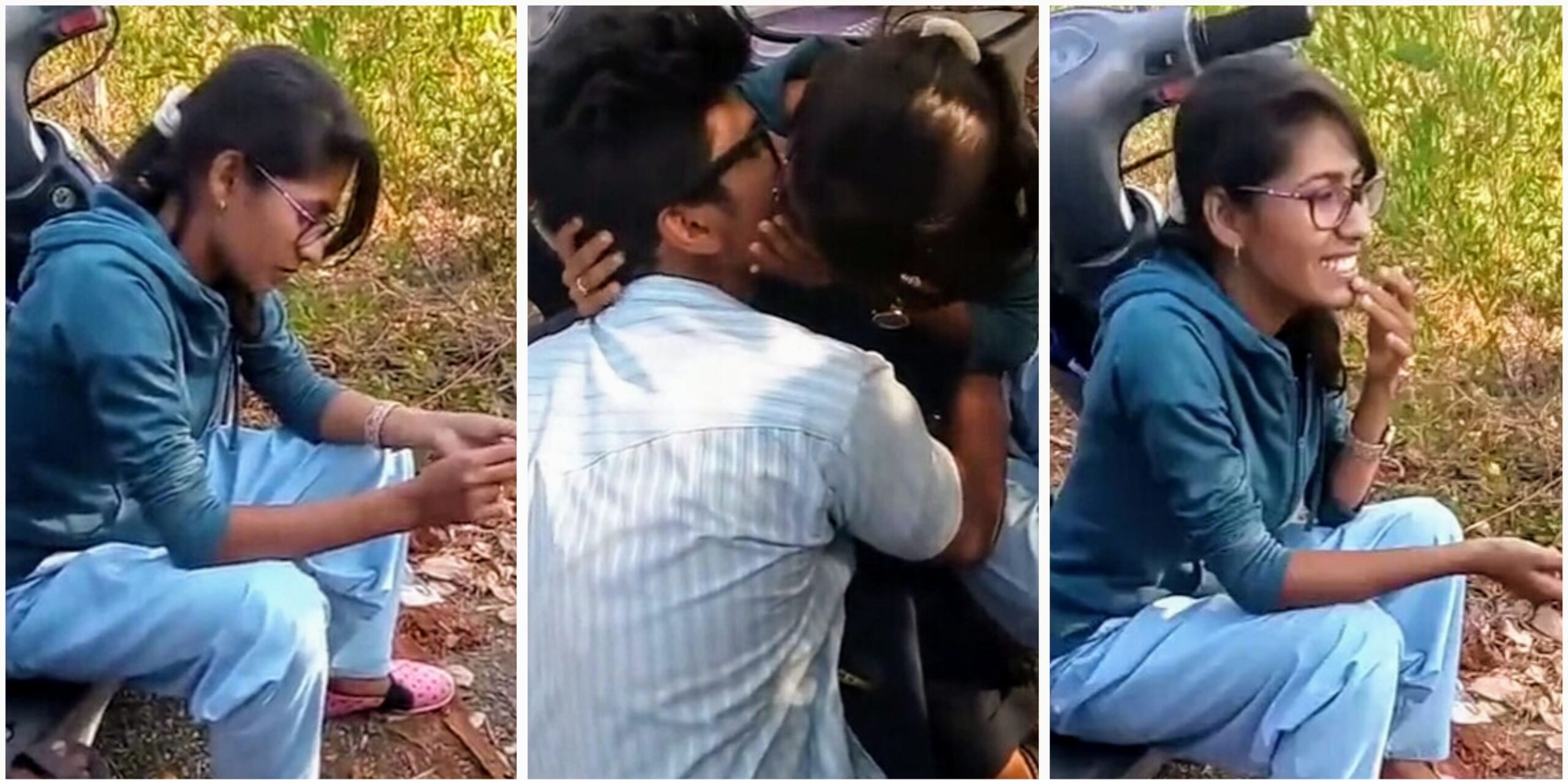 Desi teacher has sex with students in forest for money nude sex