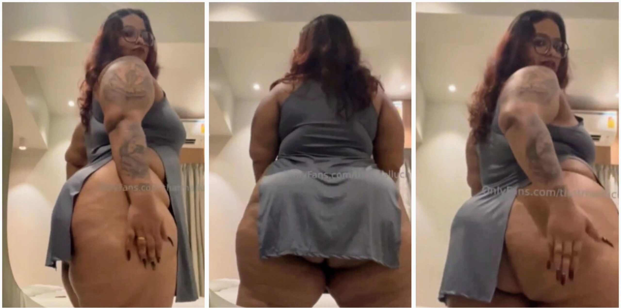Thatmalluchic Showing & Shaking her Fat Ass & Riding a Dildo 2 Onlyfans