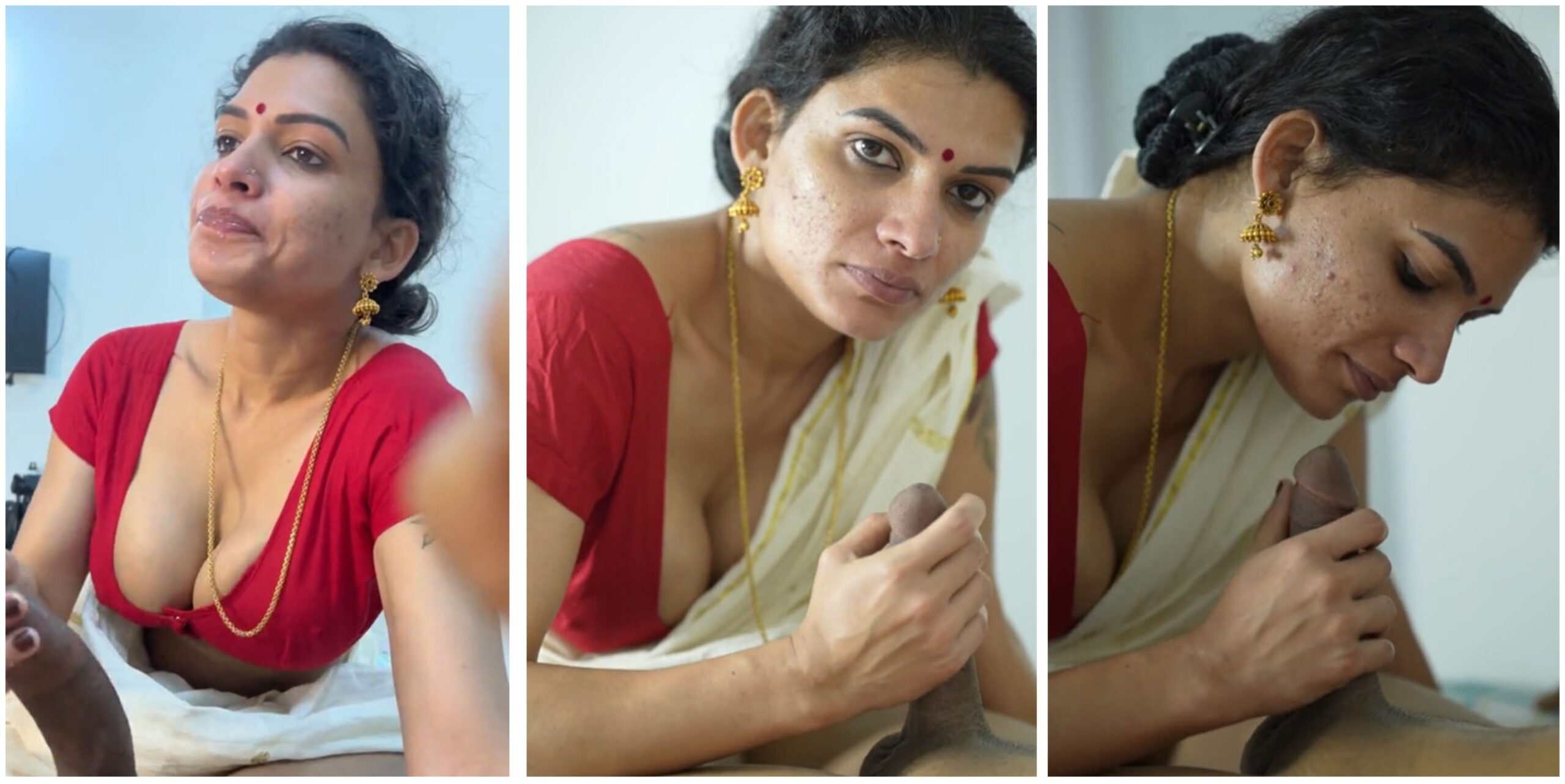 Indian Mallu model Reshmi Nair giving Blowjob Latest video