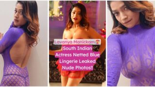 South Indian Actress Lavanya Manickam Leaked Nude Pics Through Boobs closeup
