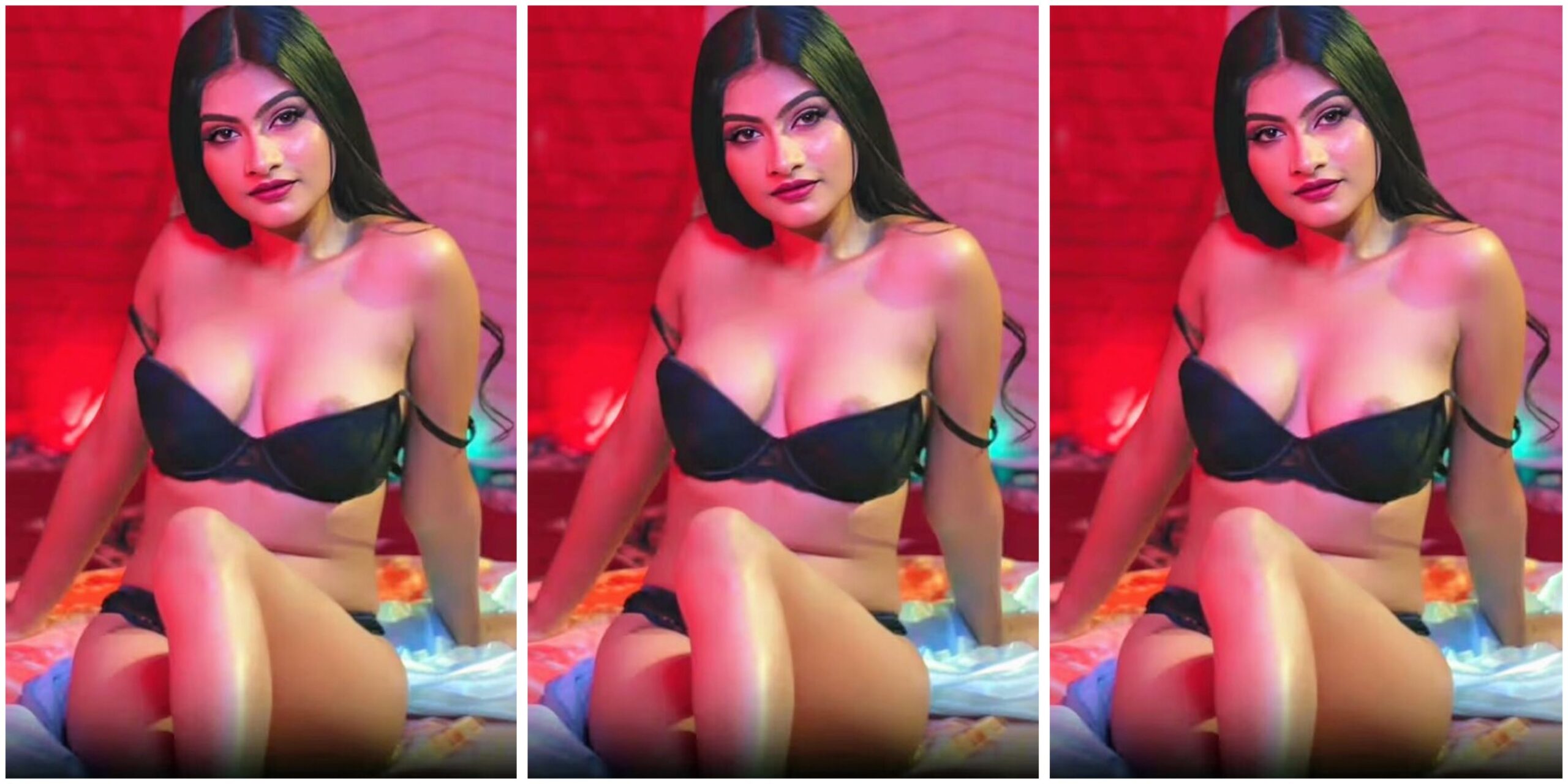 Indian Model Arohi Gets Topless Showing Her Boobs