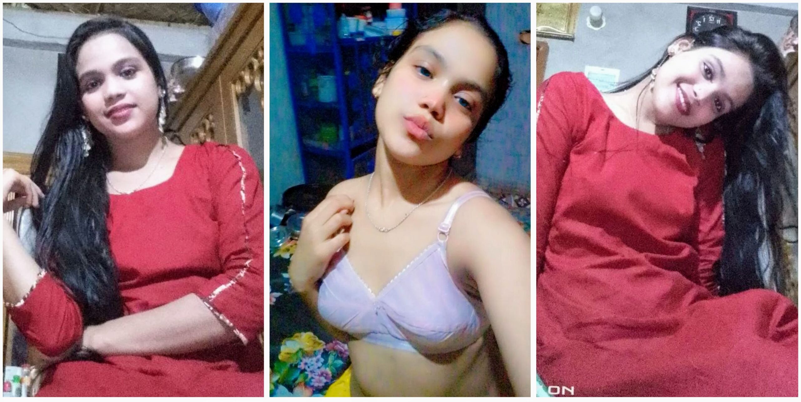 Sexy Slim Bengali Wife Teasing nude video