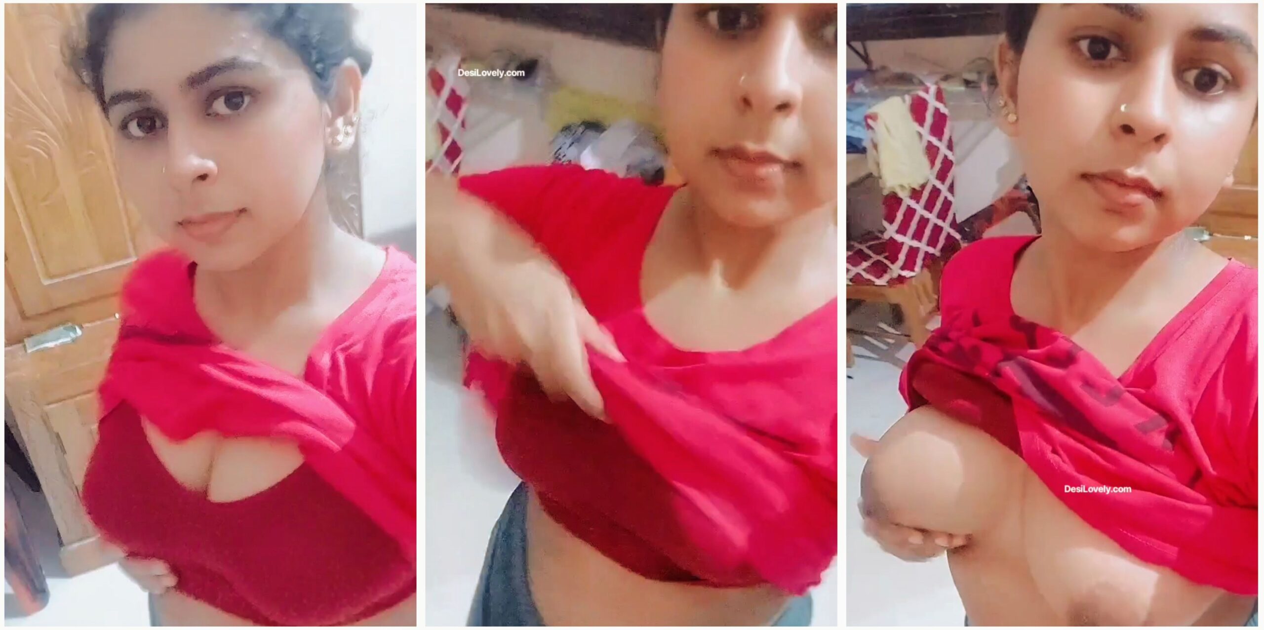 Hot desi girl flashing her boobs
