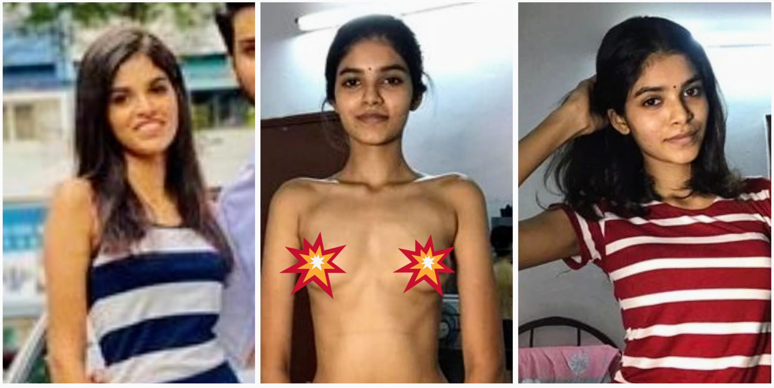 Desi Girl teasing nude flashing her boobs
