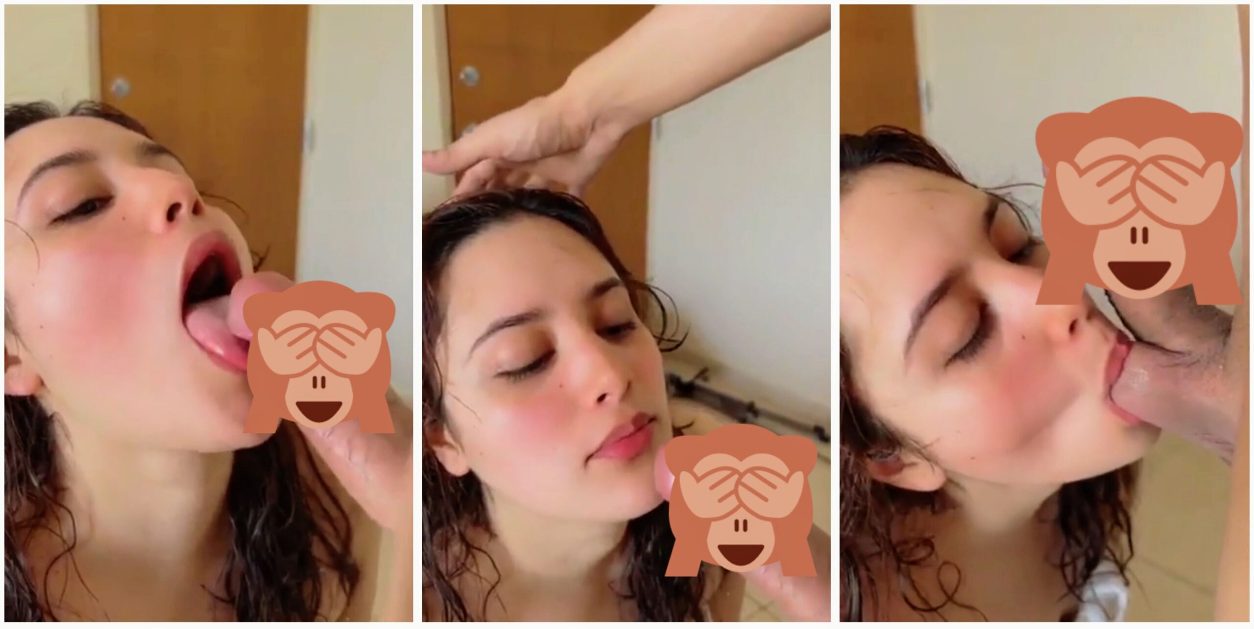 CUTE NRI DESI BABE SUCKING DICK REALLY VERY CUTE FACE LOOKING UP AT GUY WITH LOVE IN HER EYES