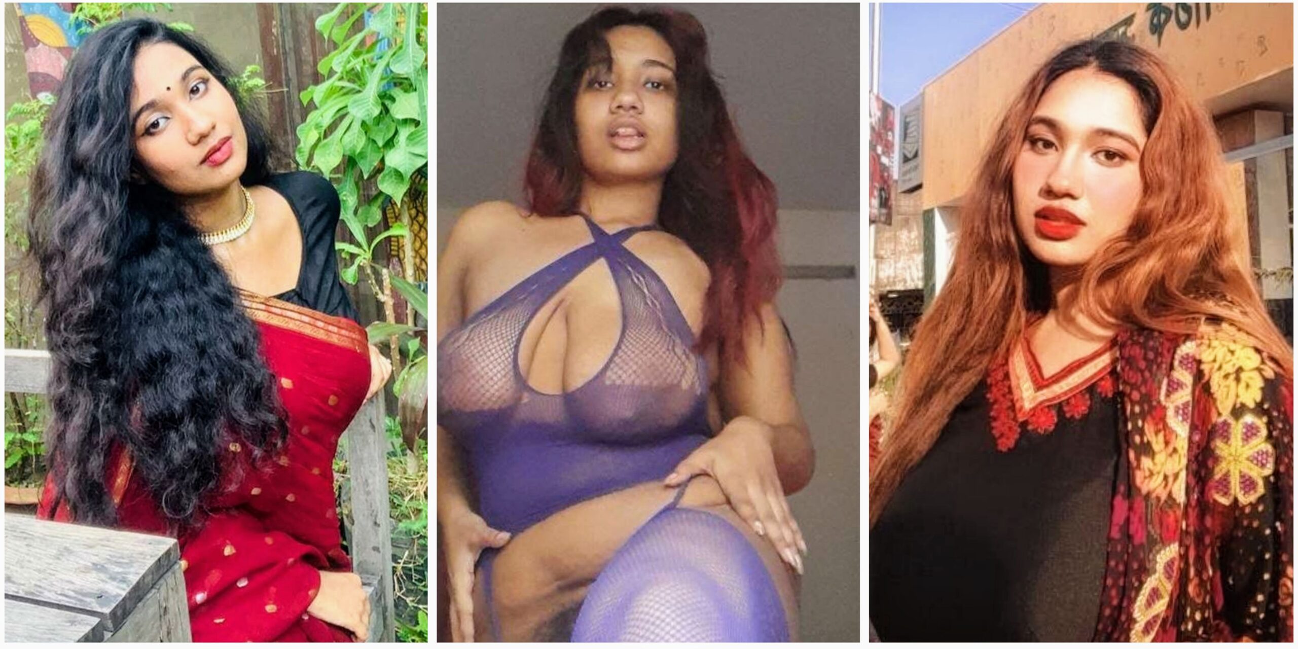 Bengali Tanker Babe Pressing Boobs closeup